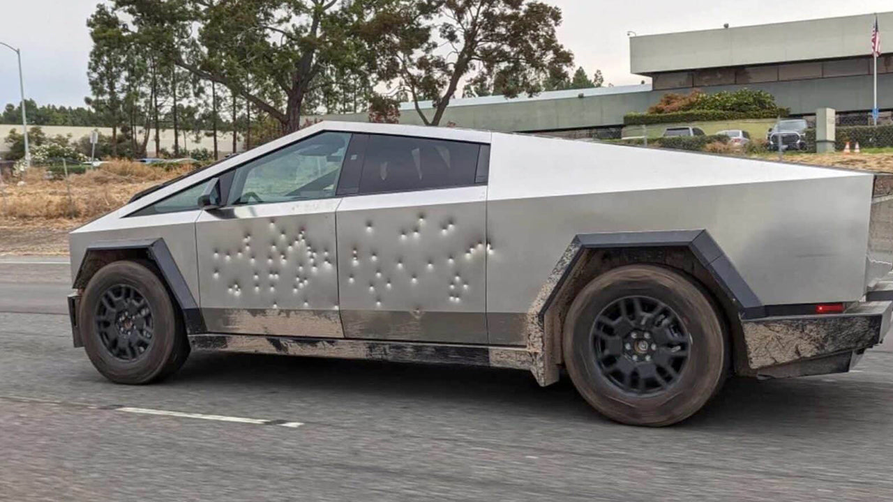 Tesla Cybertruck Endures Bulletproof Testing