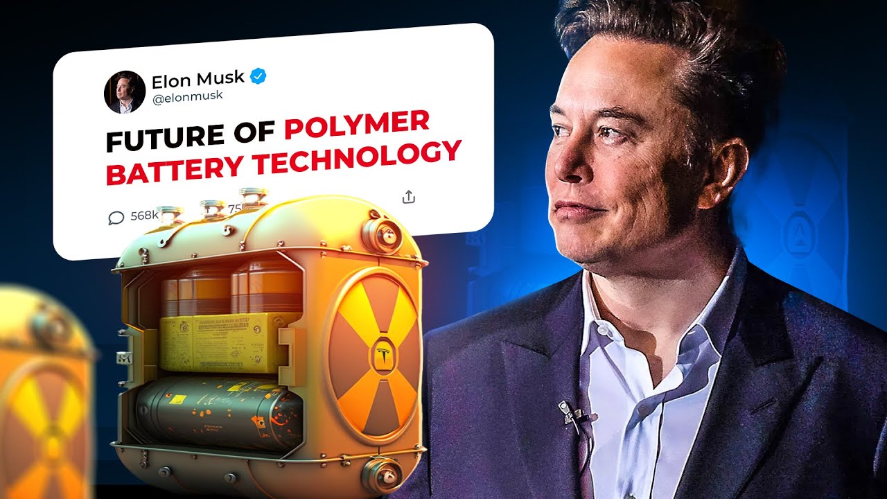 No Lithium Needed: Elon Musk Reveals Brand New Polymer Battery Technology For 2024!!