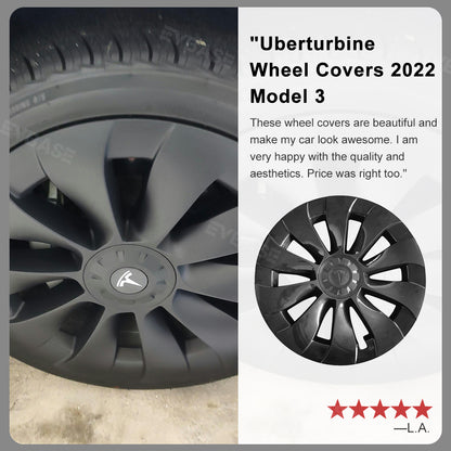 Tesla Model 3 19 Inch Hub Cap Replacement Model 3 Überturbine Wheel Caps Protector Cover Kit 4pcs