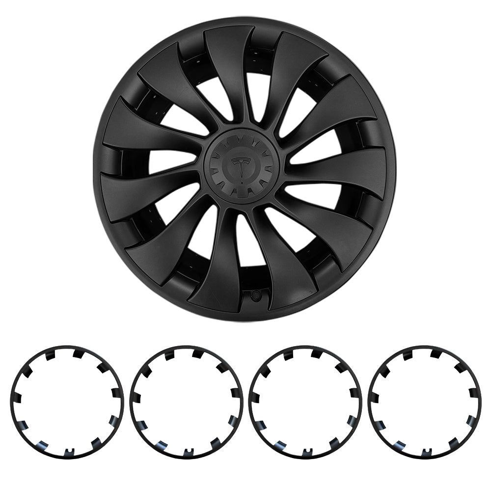 EVBASE Model Y 21-inch RimCase Tesla Überturbine Wheels Rim Protector for Model Y 3(Set of 4)