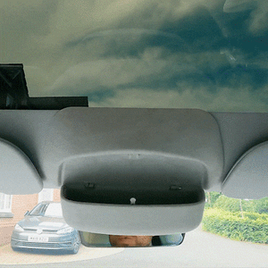 EVBASE Tesla Model 3 Highland Sunglasses Holder Glasses Case Overhead Roof Eyewear Storage Box