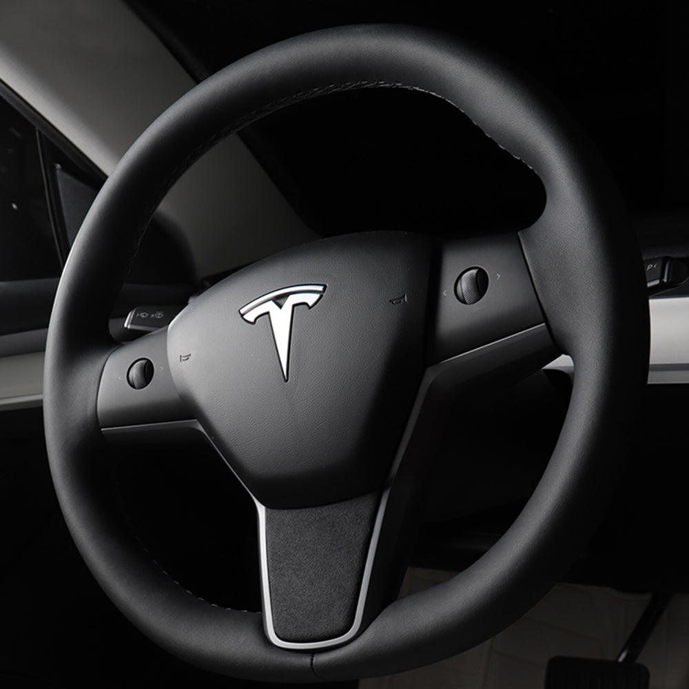 Tesla Model 3 Y Alcantara Suede Cover Set Center Console Armest Dashbo -  EVBASE-Premium EV&Tesla Accessories