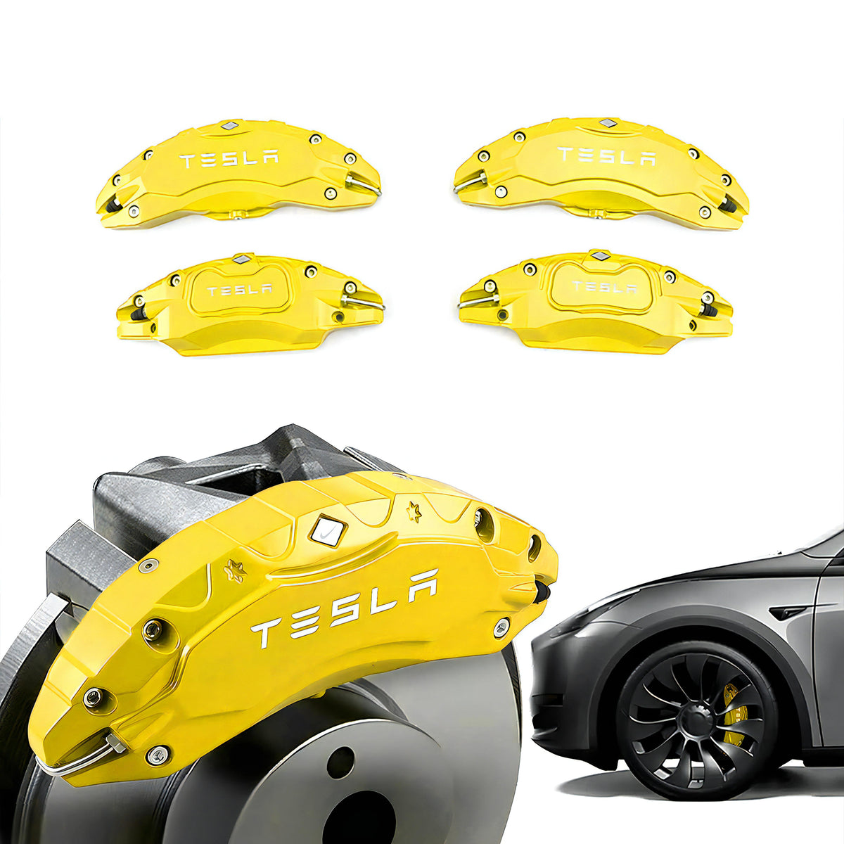 Model s deals caliper covers