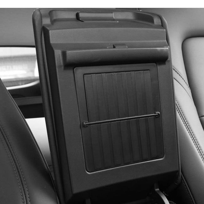 EVBASE-Premium EV&Tesla Accessories Tesla Model 3 Y Armrest Hidden Storage Box One-Touch Center Console Organizer