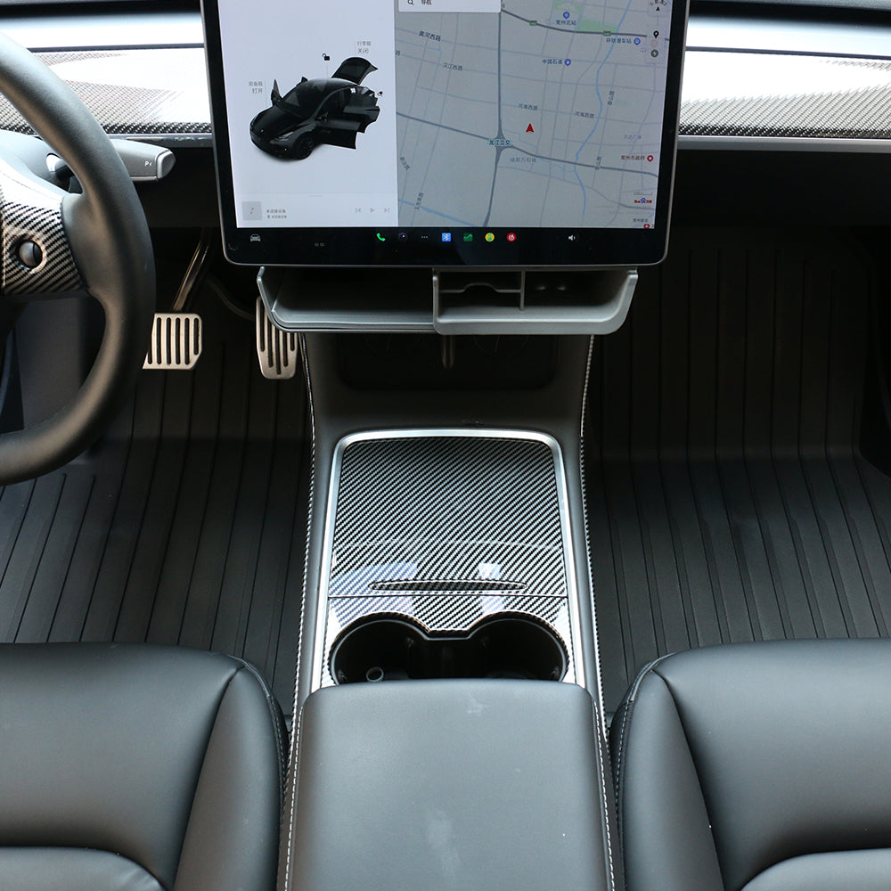 Model 3 Highland Trunk Mat Cargo Liner Back Seat Cover Tesla Interior -  EVBASE-Premium EV&Tesla Accessories