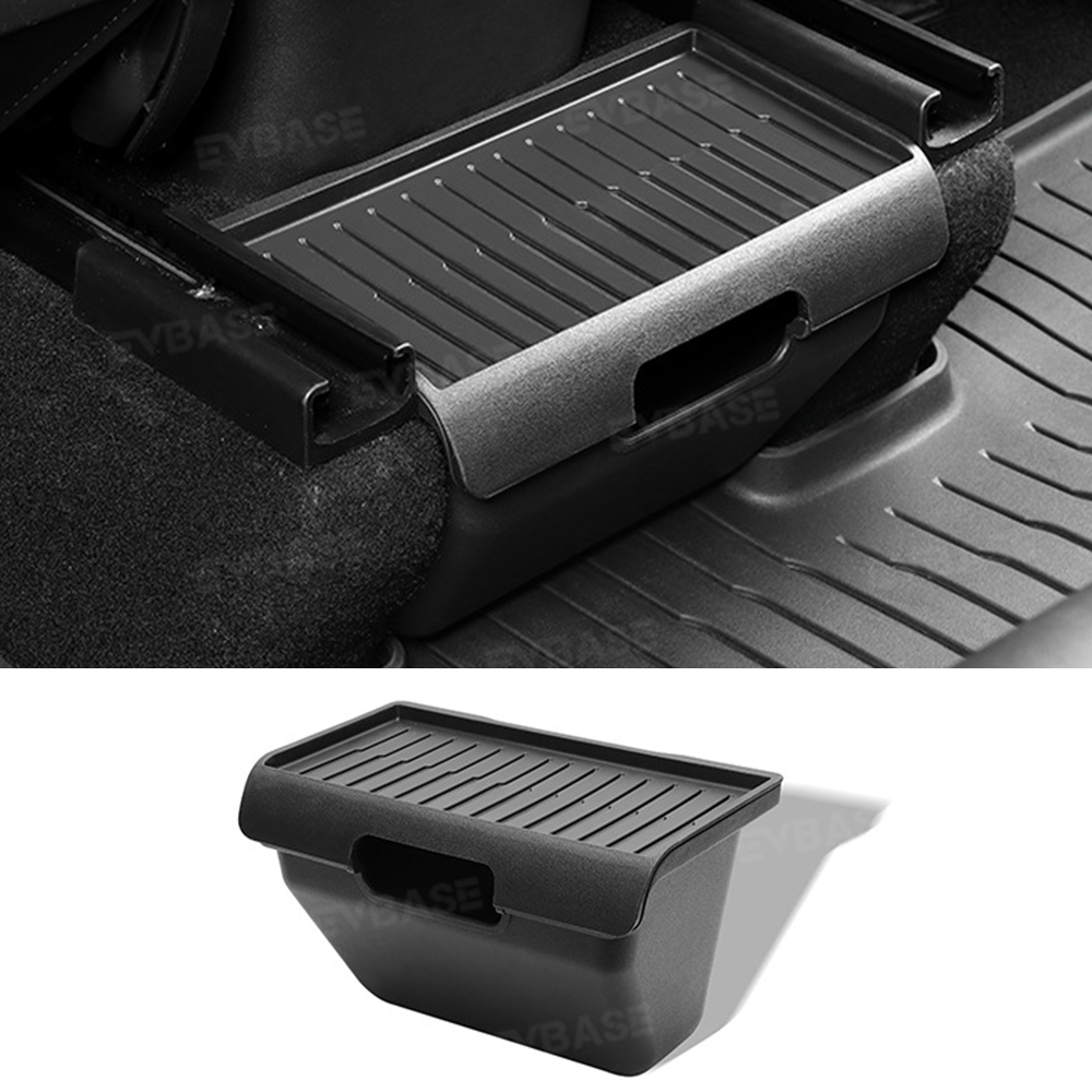 Tesla Organizer Model Y Juniper Storage Box Rear Seat Trash Can Tesla Interior Accessories