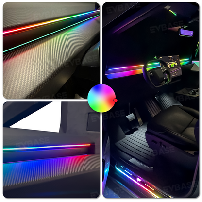 Cybertruck Dashboard Streamer Ambient Light Center Console Light Up Strip Upgrade