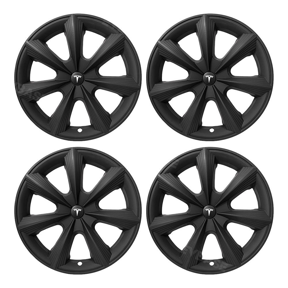 50%OFF - Tesla Model Y Wheel Covers 19Inch Blade Style Hubcaps ABS Wheel Rim Cover Replacement