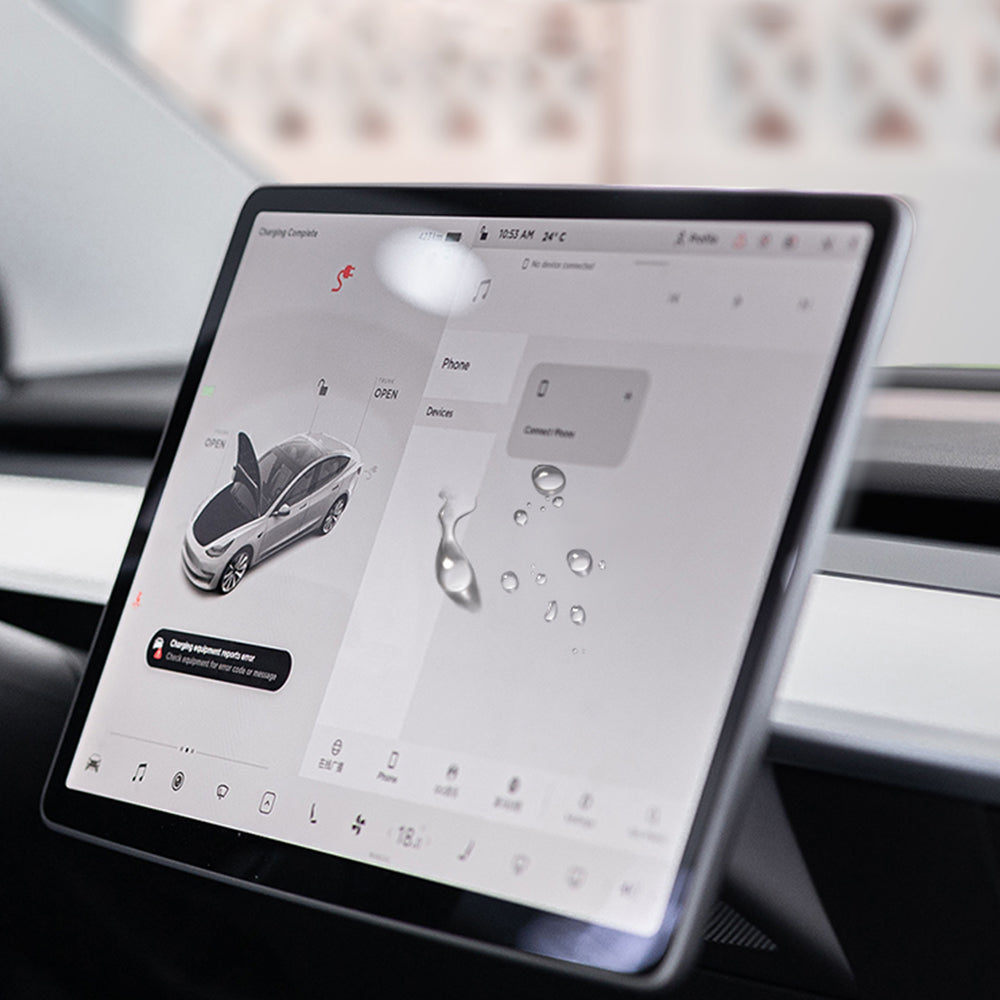 Model 3 Highland Tempered Glass Screen Protector for Dashboard Rear Touchscreen Anti-Scratch