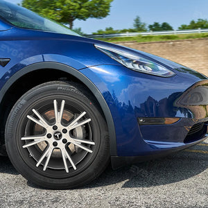 Tesla Model Y Wheel Rim Protectors 19Inch ABS Rim Guard Rimcase With Lug Nut Cover | EVBASE