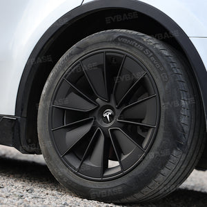 New Tesla Model Y 19" Gemini Wheel Covers Hubcaps Inspired By Model 3 Performance Wheel Caps Rim Protector 4PCS