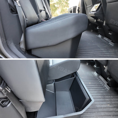 Tesla Cybertruck Underseat Storage Box ABS Organizer Bin With Dividers