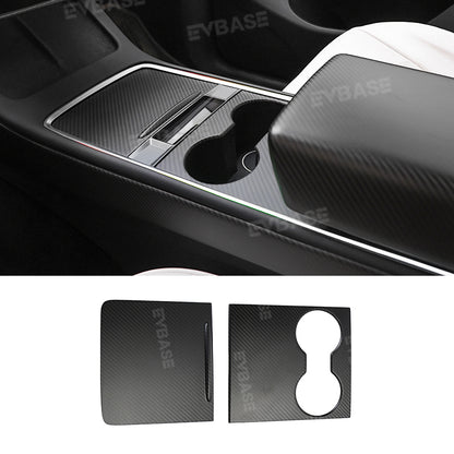 Tesla Model Y 3 Full Interior Carbon Fiber Upgrade Kit Real Molded Carbon Fiber Cover Wrap Trim Overlay Protection