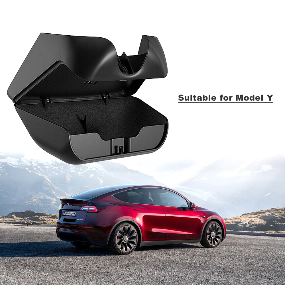 Tesla Model Y Sunglasses Holder Glasses Case Interior Protective Storage Box Organizer Mount