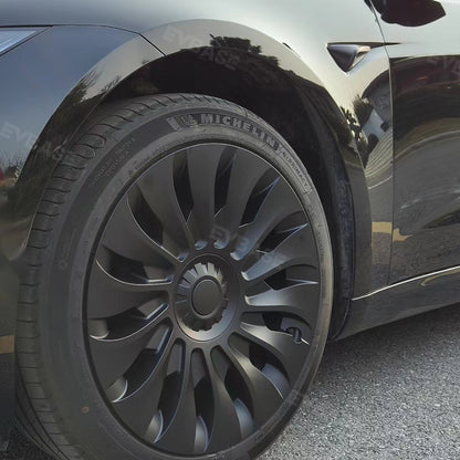 Tesla Model 3 Highland Wheel Covers 18 Inch Überturbine Wheels Aero Symmetry Hubcaps Replacement