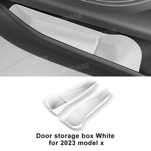 Tesla Model 3 Y X S Door Storage Box TPE Organizer Tray Waterproof Door Side Protector