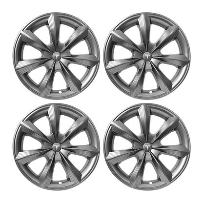 50%OFF - Tesla Model Y Wheel Covers 19Inch Blade Style Hubcaps ABS Wheel Rim Cover Replacement