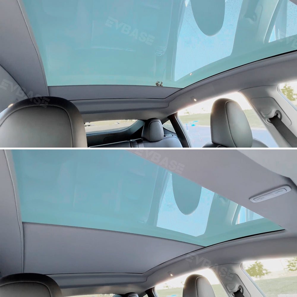 Tesla Model Y Electric Glass Roof Sunshade Retractable Sun Shade Integrated Automatic Shades