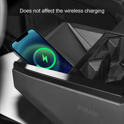 Tesla Cybertruck Wireless Charging Pad Center Console Charger Mat Silicone Cover | EVBASE