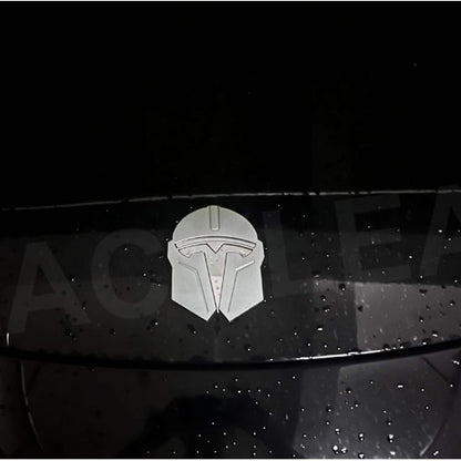 Tesla Logo Mandalorian logo Tesla With Superhero Graphics