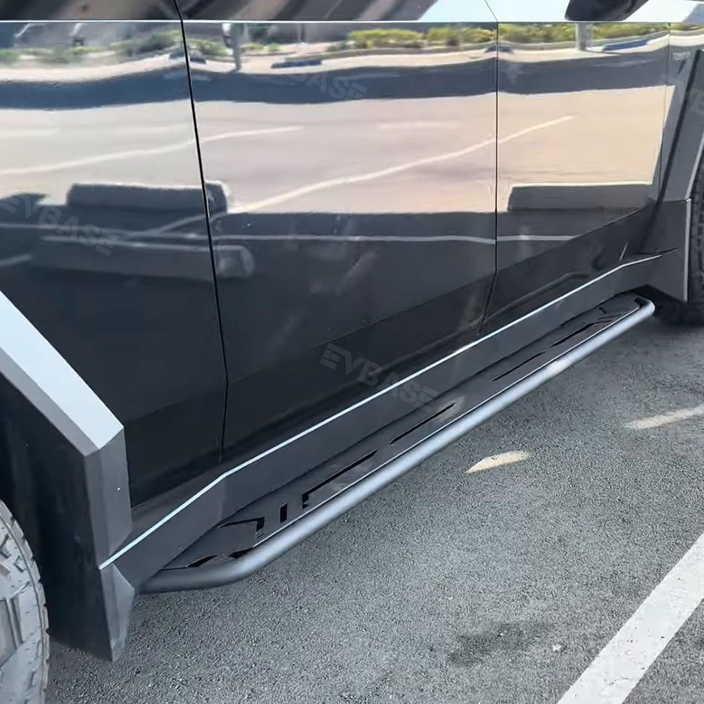 Tesla Cybertruck Running Boards Nerf Bars Side Steps Exterior Brackets EVBASE