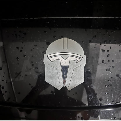 Tesla Logo Mandalorian logo Tesla With Superhero Graphics