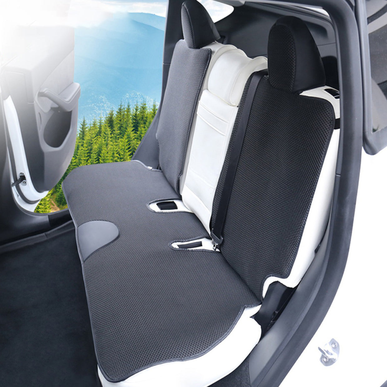 Model 3 & Y Ventilated Cooling Seat Cover Breathable Seat Cushion