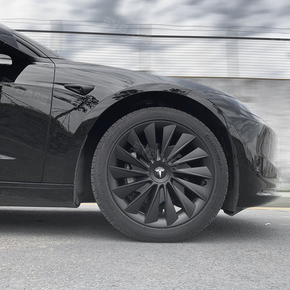 Model 3 Highland Wheels Covers Hub Caps Matte Black 18inch for Tesla Exterior Accessories EVBASE