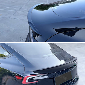 Tesla Model 3 Highland Spoiler Wing Performance OEM Style ABS Rear Trunk Lid Splitter