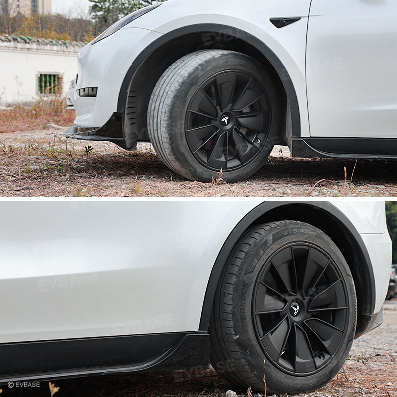 Tesla Model Y 19" Gemini Wheel Covers Hubcaps Inspired By Model 3 Performance Wheel Caps Rim Protector 4PCS