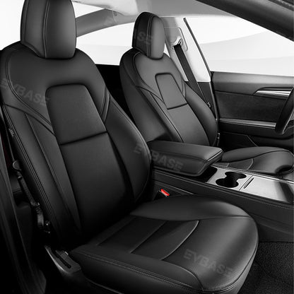 EVBASE Custom Seat Covers NAPPA Leather Interior Accessories For Tesla Model 3/Y