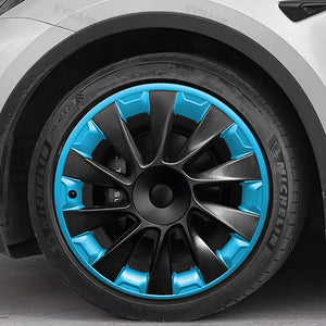 Tesla Model Y Wheel Rim Protector 20 Inch Induction Wheels All-in-one Mecha Style ABS Rimcase 4PCS