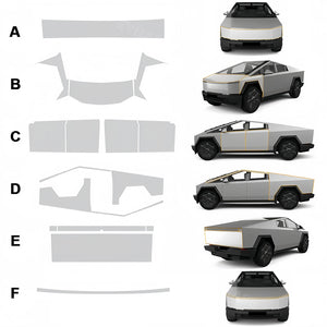 Tesla Cybertruck TPU Wrap Invisible Pre-cut Full Coverage Protective Film