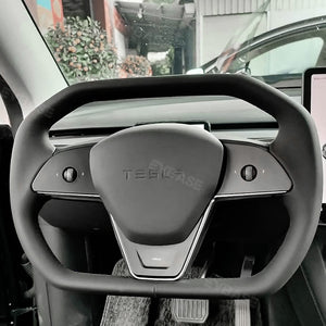 EVBASE Tesla Model 3 Y Yoke Steering Wheel Inspired By Cybertruck Style