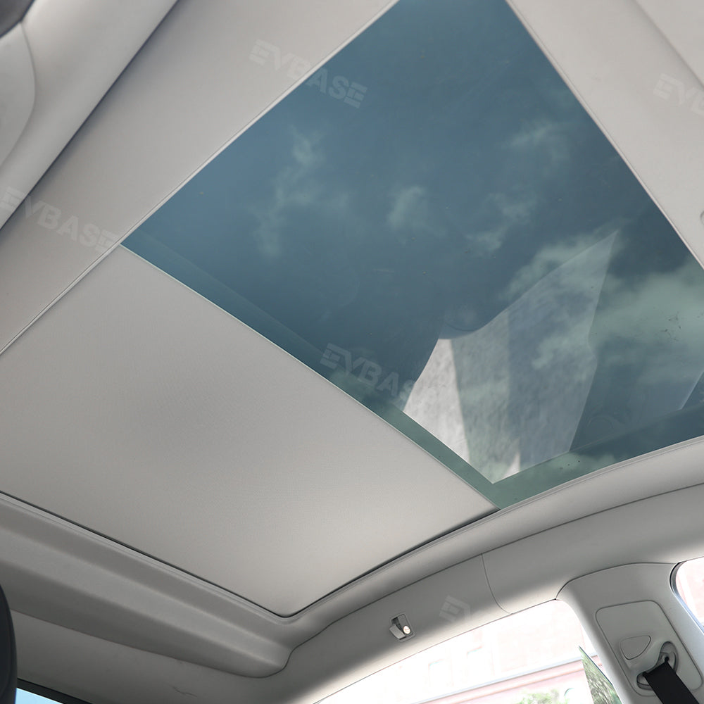 EVBASE Tesla Model Y Electric Automatic Shades Glass Roof Powered Sunshade Retractable Sunshade Model Y Accessories