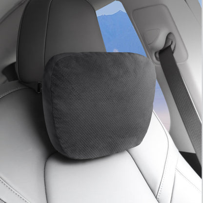 Tesla Headrest Pillow Model 3 Y Headrest Waist Support Pillow With Suede Material