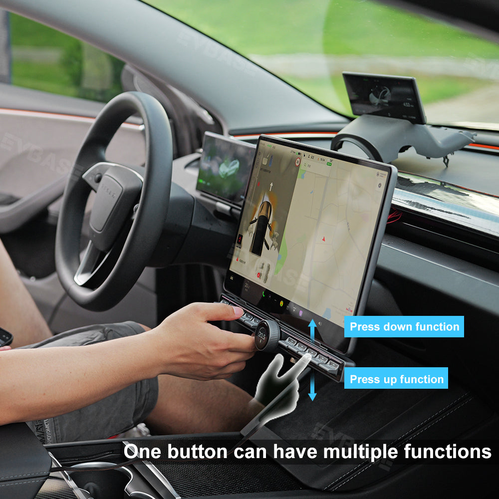 Tesla Physical Buttons Center Console Multi-function Intelligent Control With Ambient Light For Model 3/Y