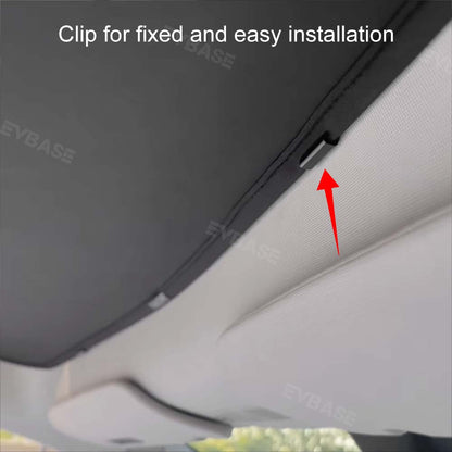 EVBASE Tesla Model 3 Y Roof Parasol 2023 Nueva actualización Glass Roof Roof Sun Shade