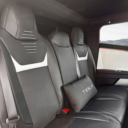 Cybertruck Custom Seat Covers NAPPA Leather All-Inclusive Seat Protector Gen 4.0 Tesla Interior Accessories