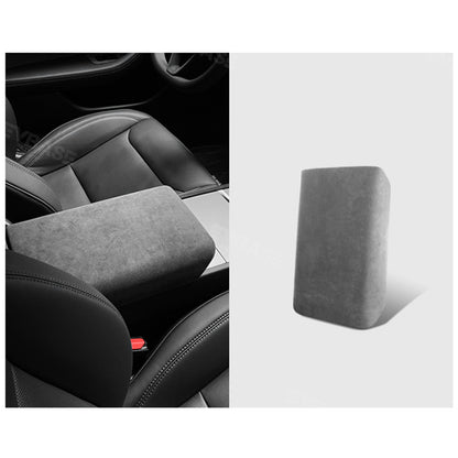 Model 3 Highland Alcantara Center Console Armrest Box Cover Sticker Protector Trim Tesla Interior