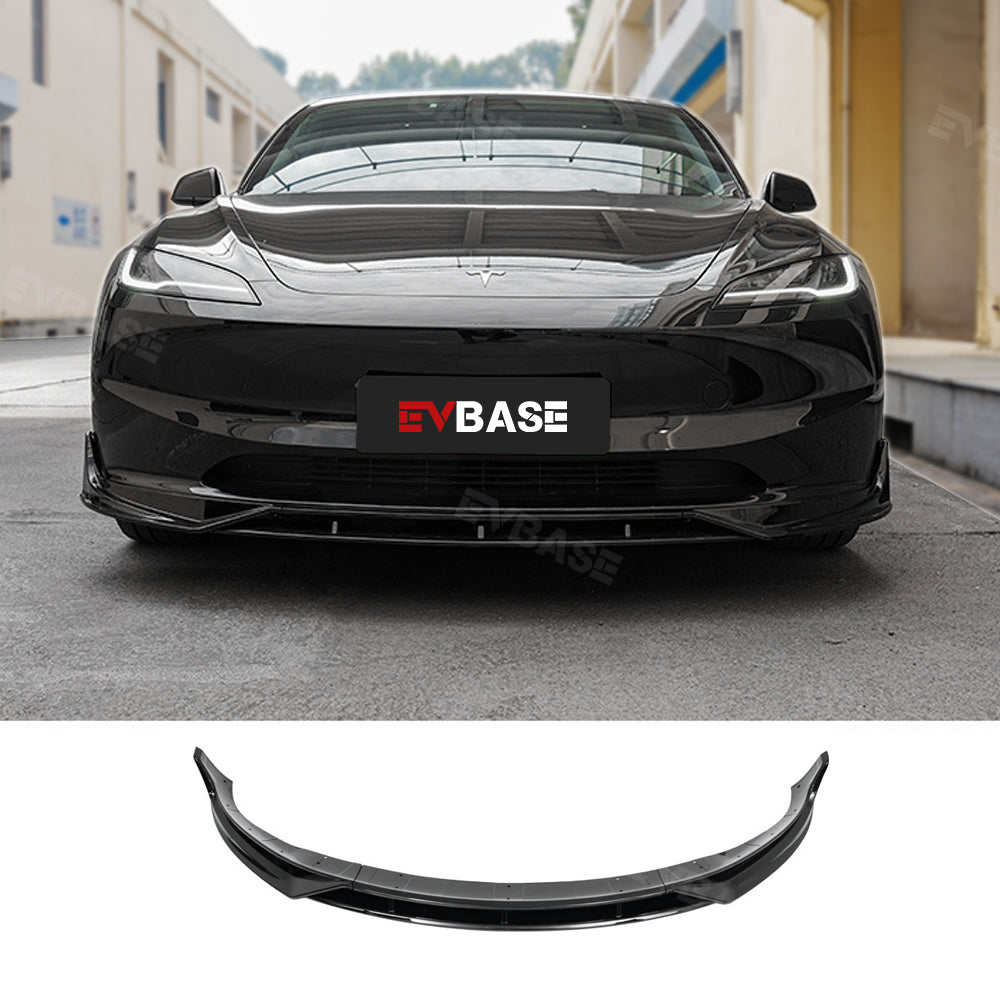 Tesla Model Y 3 Front Bumper Lip Spoiler Sporty F Style Splitter ABS Body Kit Protection Trim