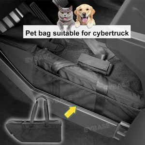 Tesla Cybertruck Center Console Pet Carrier Bag Soft Dog Cat Carrier Travel Outdoor Camping