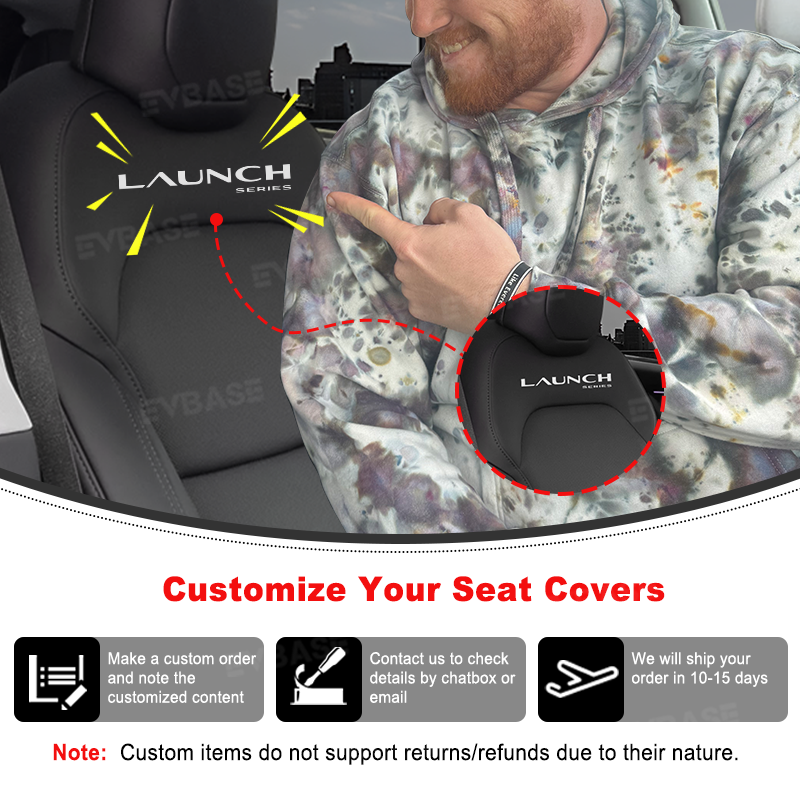 Tesla Seat Cover Model Y Juniper NAPPA Leather Full Coverage Seat Protector WIth Launch Logo