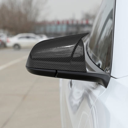 Tesla Model 3 Y Side Rearview Mirror Covers Real Carbon Fiber Cover Model 3 Y Exterior Accessories|EVBASE