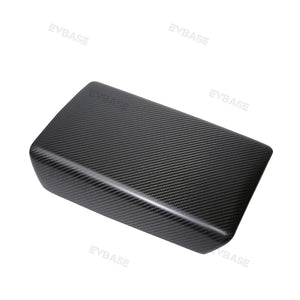 Tesla Cybertruck Armrest Box Cover Real Carbon Fiber Center Console Overlay Protection Trim