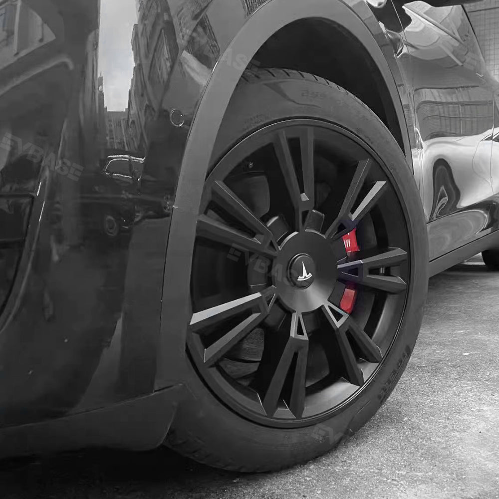 50%OFF - EVBASE Model Y Wheel Covers 19 Inch Tesla Hub Caps Cyber Style 4PCS