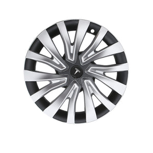 Tesla Model 3 Highland Wheel Covers 18 Inch Hubcaps Sport Wheel Caps Rim Covers 4PCS Silver & Black