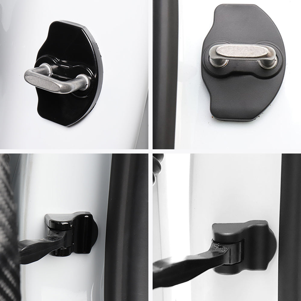  Car Door Lock Latches Cover Protector for Model 3 Door
