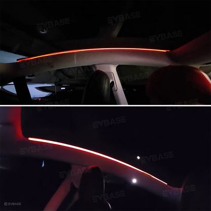 Tesla Model Y Roof Ambient Lighting Sunroof Streamer Ambient Light