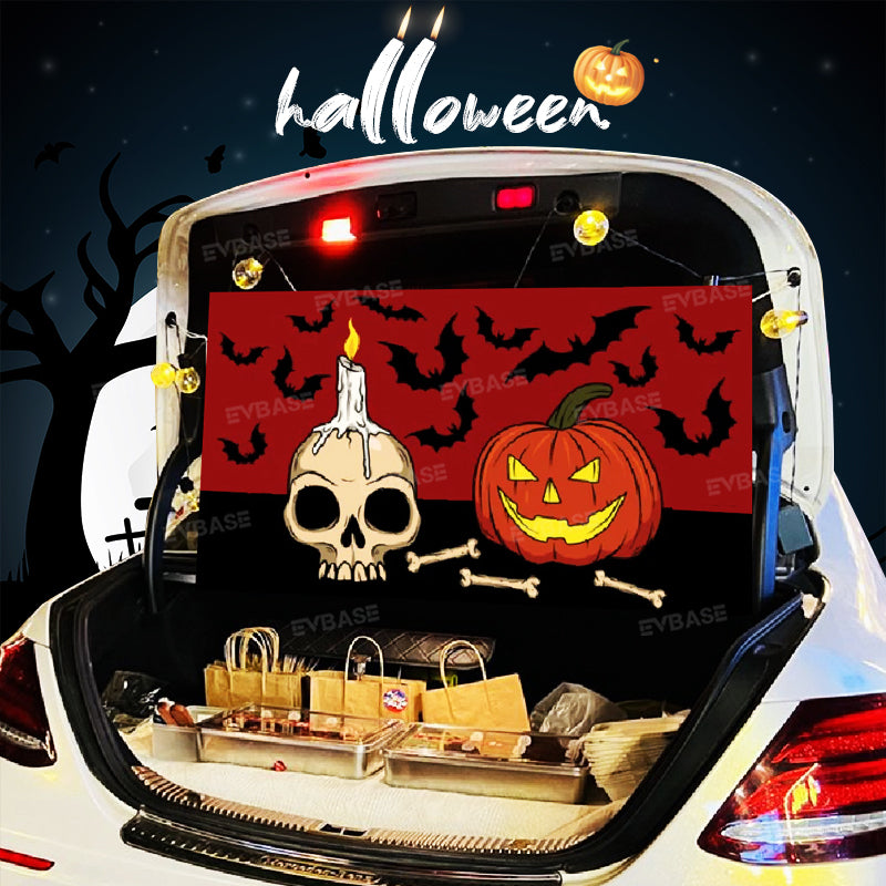 Halloween Backdrop Cloth Trunk or Treat Banner Car Decorations Backgrounds